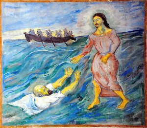 Errettung des Petrus aus den Fluten des See Genezareth Errettung des Petrus aus den Fluten des See Genezareth